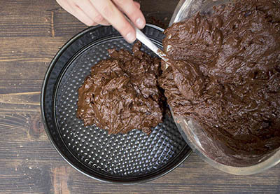 Zubereitung vegane schoko Brownies Schritt 4