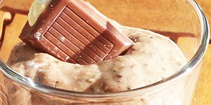 Rezept für schnellen, veganen nussigen Schoko-Chia-Pudding