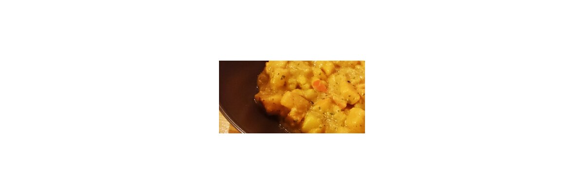 Curry mit Kürbis und Süßkartoffeln - Rezept für Curry mit Kürbis und Süßkartoffeln