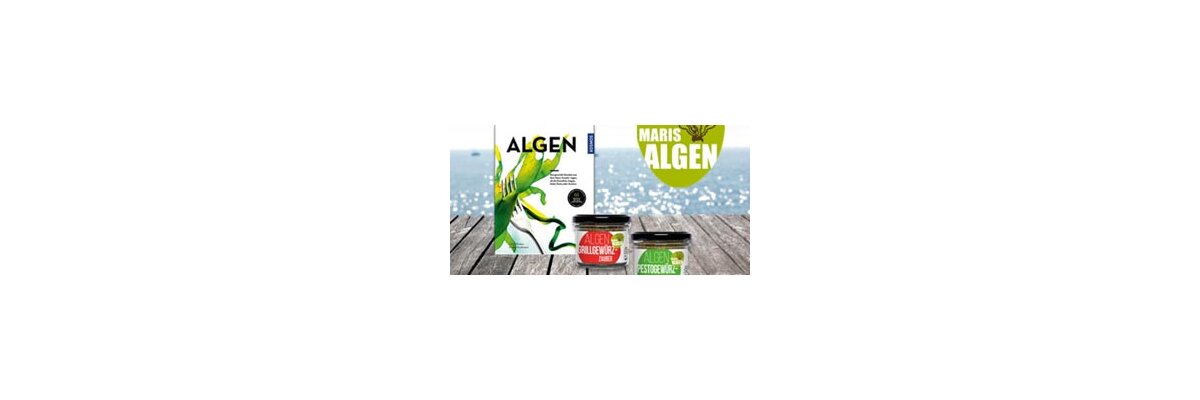 Ostergewinnspiel Tag 1: 5x Algen-Buch mit Gewürzset! - Ostergewinnspiel Tag 1: 5x Algen-Buch mit Gewürzset!