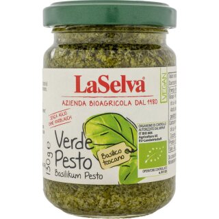 LaSelva Verde Pesto Basilikum Würzpaste - Bio - 130g