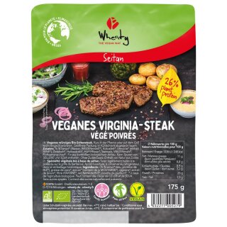 Wheaty Veganes Virginia-Steak - Bio - 175g