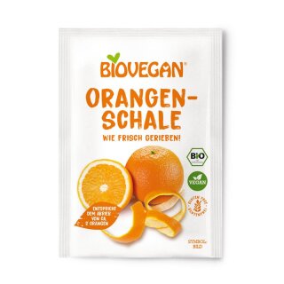Biovegan Orangenschale gerieben - Bio - 9g