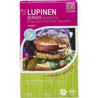 alberts Lupinen Burger glutenfrei - Bio - 200g