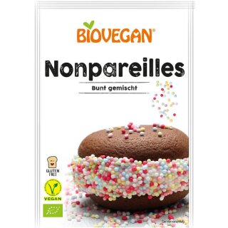 Biovegan Nonpareilles bunt gemischt - Bio - 35g