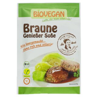 Biovegan Braune Genießer Soße - Bio - 19g