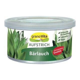 granoVita Veganer Brotaufstrich mit Bärlauch - 125g