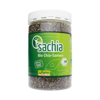 sachia Chia Samen schwarz - Bio -  450g