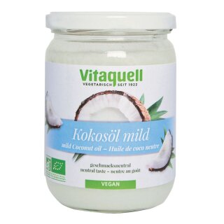 Vitaquell Kokosöl mild - Bio - 430ml