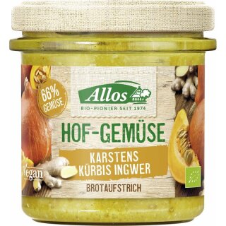 Allos Hof-Gemüse Karstens Kürbis Ingwer - Bio - 135g