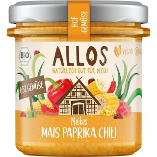 Allos Hof-Gemüse Meikes Mais Paprika Chili - Bio - 135g