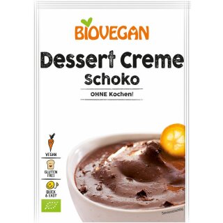 Biovegan Dessert Creme Schoko BIO - Bio - 68g x 10  - 10er Pack VPE