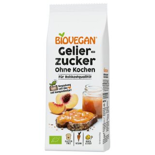Biovegan Gelierzucker ohne Kochen 8er Pack - Bio - 8 x 115g