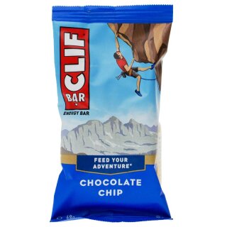 Clif Bar Chocolate Chip - 68g x 12  - 12er Pack VPE