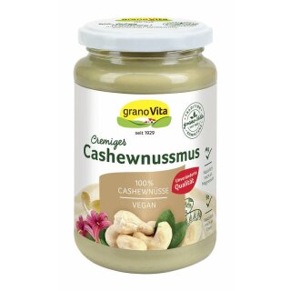 granoVita Cashewnussmus - 350g x 6  - 6er Pack VPE
