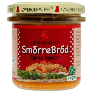 Zwergenwiese SmörreBröd Paprika-Peperoni - Bio - 140g