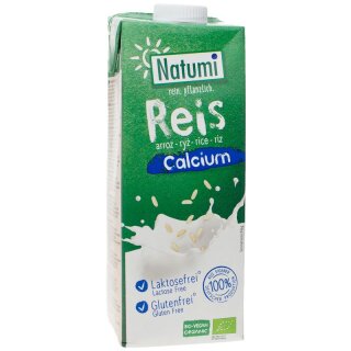 Natumi Reis Drink Calcium - Bio - 1L x 12  - 12er Pack VPE