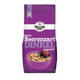 Bauckhof Dinkel Müzli Beerenzart - Bio - 425g