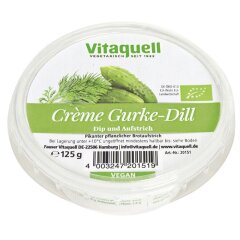 Vitaquell Creme Gurke-Dill - Bio - 125g