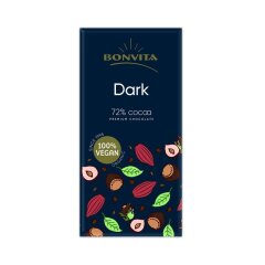 Bonvita Dark Schokolade 72% - Bio - 100g
