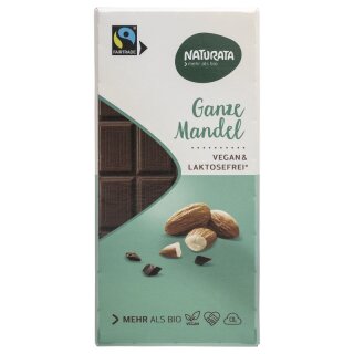 Naturata Schokolade Spécial Ganze Mandel - Bio - 100g