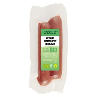 Veggyness Vegane Bratwurst Chorizo - Bio - 130g