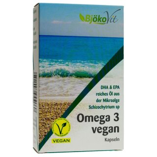 BjökoVit Omega 3 vegan - 30 Kapseln - 35,5g