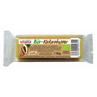 Vitana Kakaobutter -Block- - Bio - 80g