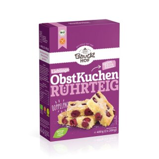 Bauckhof Obstkuchen Rührteig glutenfrei - Bio - 400g