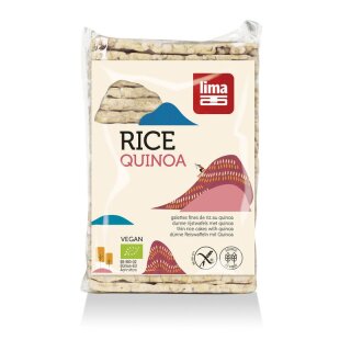 Lima Dünne Reiswaffeln mit Quinoa - Bio - 130g