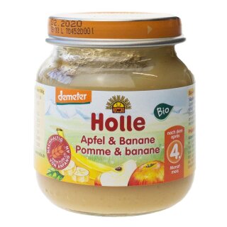 Holle baby food Apfel & Banane - Bio - 125g