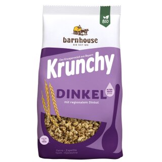 Barnhouse Krunchy Dinkel alternativ gesüßt - Bio - 375g
