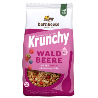 Barnhouse Krunchy Waldbeere alternativ gesüßt ; frühere Sortenbezeichnung: Pur Waldbee - Bio - 375g