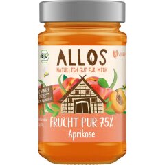 Allos Frucht Pur 75% Aprikose - Bio - 250g