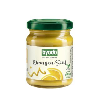 byodo Byodo Orangen Senf fruchtiger Senf mit Orange und feiner Senfnote - Bio - 125ml
