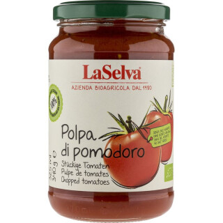 LaSelva Polpa di pomodoro Stückige Tomaten - Bio - 340g