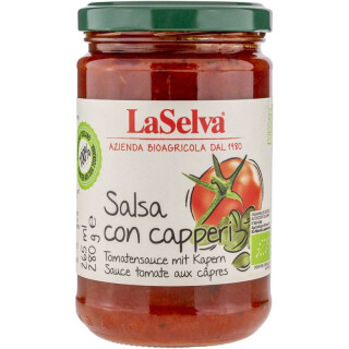 LaSelva Tomatensauce mit Kapern Salsa con capperi - Bio - 280g