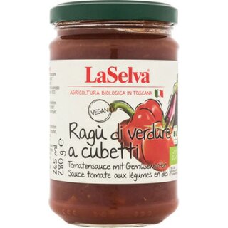 LaSelva Tomatensauce mit Gemüsewürfeln - Bio - 280g