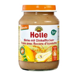 Holle baby food Birne mit Dinkelflocken - Bio - 190g