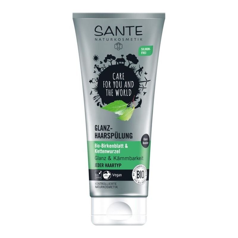 SANTE Glanz-Haarspülung mit Birkenblattextrakt Klettenwurzel & 200m 