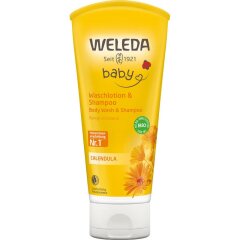 Weleda Baby Calendula Waschlotion & Shampoo - 200ml