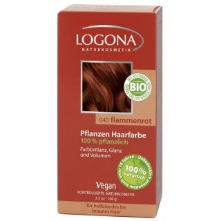 Logona Pflanzen Haarfarbe flammenrot - 100g