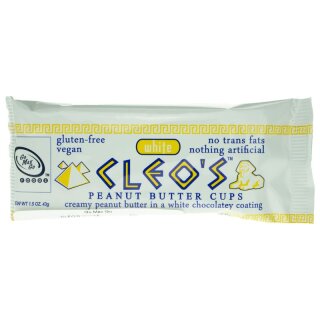 GoMaxGo Cleos Peanut Butter Cups weiß - 43g