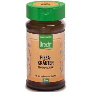 Gewürzmühle Brecht Pizza-Kräuter Glas - Bio - 25g