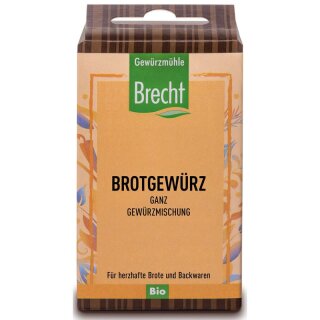 Gewürzmühle Brecht Brotgewürz ganz - Bio - 30g