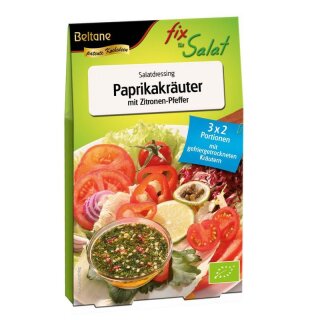 Beltane Salatfix Paprikakräuter mit Zitronen-Pfeffer - Bio - 31,2g