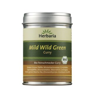 Herbaria Mild Wild Green Curry M-Dose - Bio - 70g
