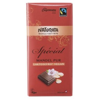Naturata Schokolade Spécial Mandel Pur - Bio - 100g