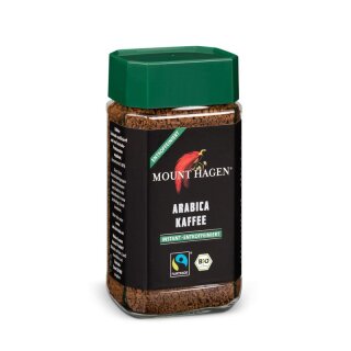 Mount Hagen Instant Kaffee entkoffeiniert - Bio - 100g