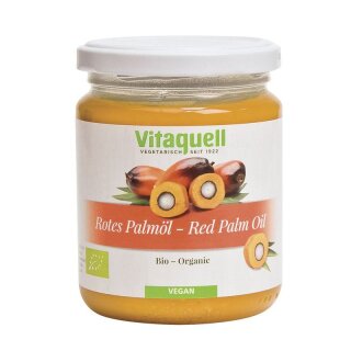 Vitaquell Rotes Palmöl nativ - Bio - 200g